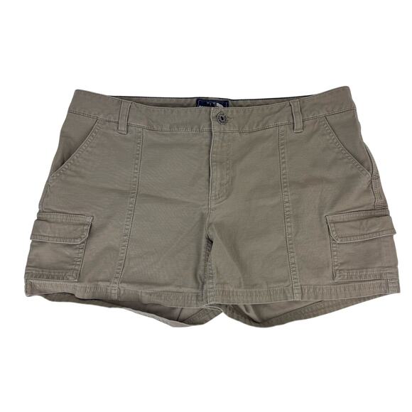 The North Face Khaki Shorts Womens Sz 8 - Picture 1 of 8